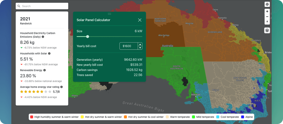 Demonstration of Greenways web app